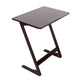 Z-shaped Bamboo Sofa Side Table Snack Tray for Bedside Couch Bedroom Sofa Living Room 60*40*65cm