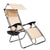 Zero Gravity Lounge Chair with Awning Leisure Chair Khaki , patio chairs outdoor chair garden furniture outdoor furniture .
